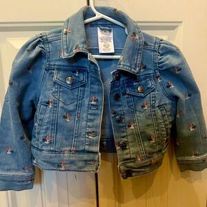 Disney store Minnie Mouse Jean jacket 2t